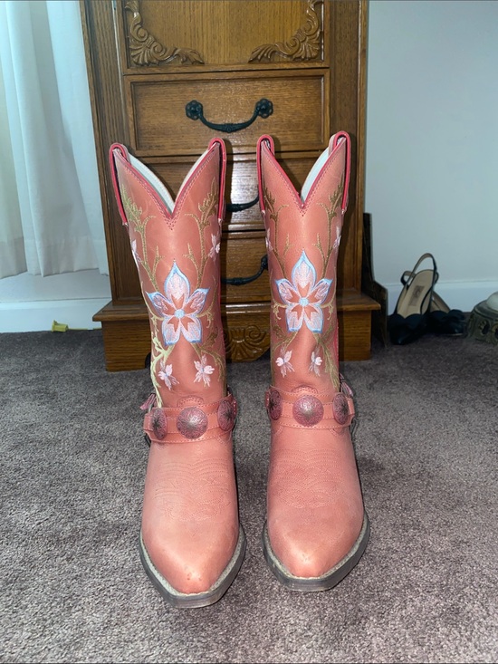 Durango Shoes - Floral Embroidered Durango Cowgirl Boots (7)